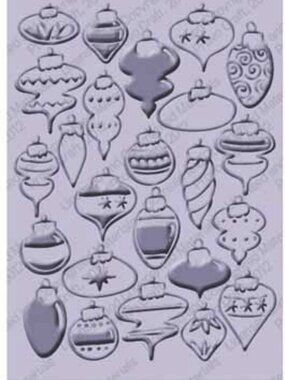 Sparkle (Christmas Ornaments) - Cuttlebug 5" x 7" Embossing Folder